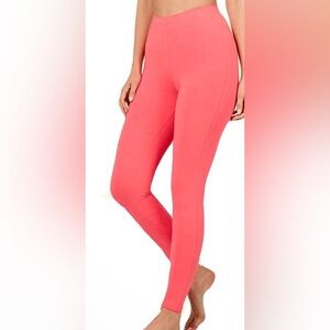 Zenana Neon Pink Leggings